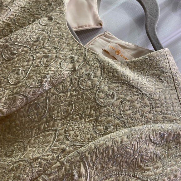 Tory Burch gold dress EUC - Picture 3 of 7